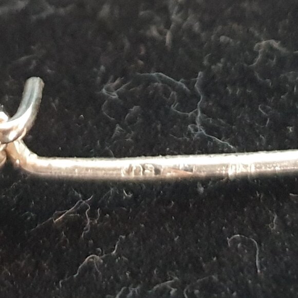 1’’ Genuine Baltic Amber 925 Sterling Silver Bumblebee Brooch - Picture 9 of 9